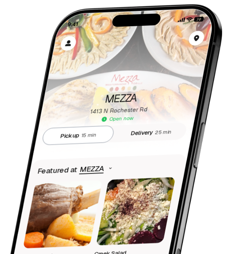MEZZA app preview