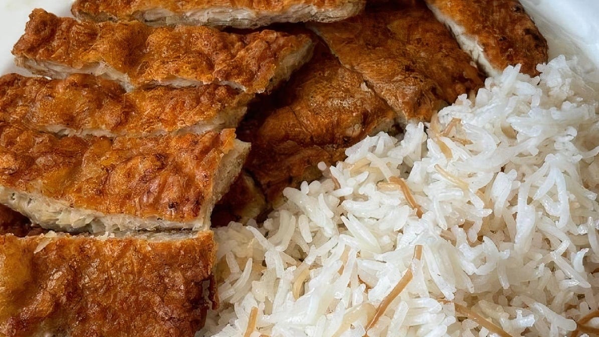 Chicken Cream Chop Sandwich.