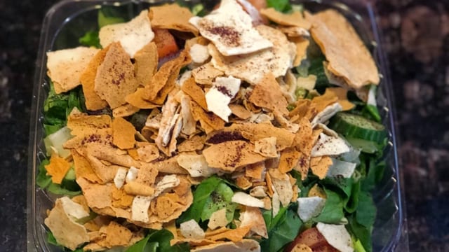 Salmon Fattoush.