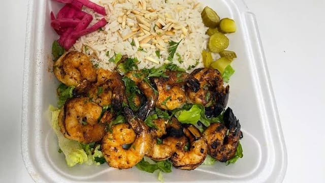 Shrimp Kebab.